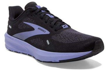 Image of Brooks Launch 9 Running Shoes - Womens, Wide, Black/Ebony/Purple, 10.5, 1203731D060.105