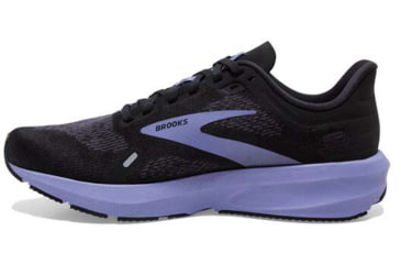Image of Brooks Launch 9 Running Shoes - Womens, Wide, Black/Ebony/Purple, 10.5, 1203731D060.105