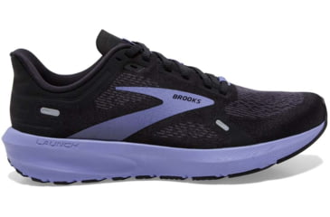 Image of Brooks Launch 9 Running Shoes - Womens, Wide, Black/Ebony/Purple, 10.5, 1203731D060.105
