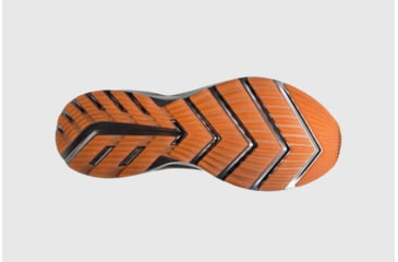 Image of Brooks Levitate 2 Mens Road Running Shoes, Grey/Black/Orange, 10 US, Medium, 1102901D026.100