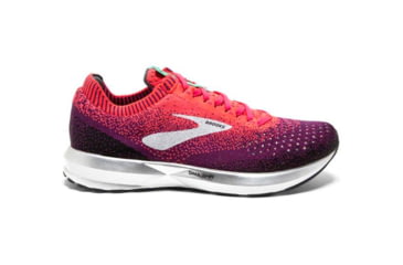 Image of Brooks Levitate 2 Road Running Shoes - Womens, Pink/Black/Aqua, Medium, 9.5 US, 1202791B678.095
