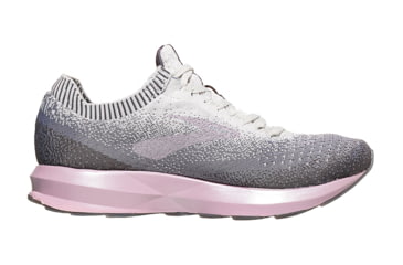Image of Brooks Levitate 2 - Womens, Grey/Grey/Rose, Medium, 6.5, 1202791B060.065