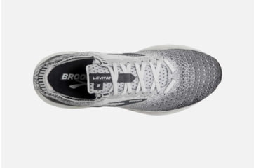 Image of Brooks Levitate 2 Womens Road Running Shoes, Grey/Ebony/White, 10 US, Medium, 1202791B178.100