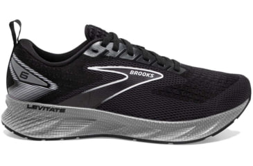 Image of Brooks Levitate 6 Running Shoes - Womens, Medium, Black/Blackened Pearl/White, 11.5, 1203831B039.115