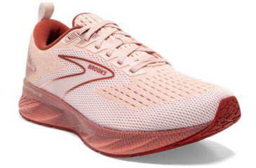 Image of Brooks Levitate 6 Running Shoes - Womens, Medium, Peach Whip/Pink, 7.0, 1203831B662.070