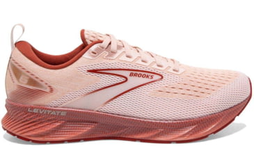 Image of Brooks Levitate 6 Running Shoes - Womens, Medium, Peach Whip/Pink, 7.0, 1203831B662.070