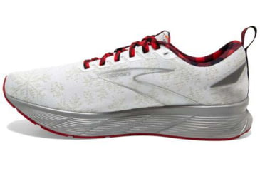 Image of Brooks Levitate 6 Running Shoes - Womens, Medium, White/Red/Silver, 10.0, 1203831B192.100