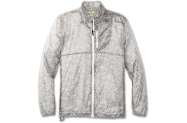 Image of Brooks LSD Jacket - Mens, Ash Static, Large, 211100057.035