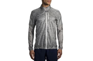Image of Brooks LSD Jacket - Mens, Ash Static, Small, 211100057.025