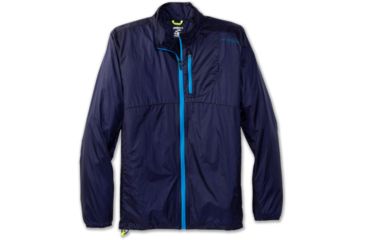 Image of Brooks LSD Jacket - Mens, Navy/Azul, Small, 211100419.025