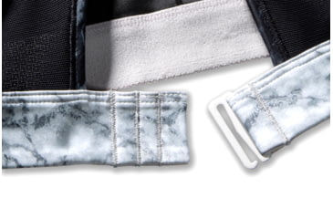 Image of Brooks Moving Comfort FastForward Crossback Bra - Womens, Black Marble/Rose Gold, S, 300633089.025