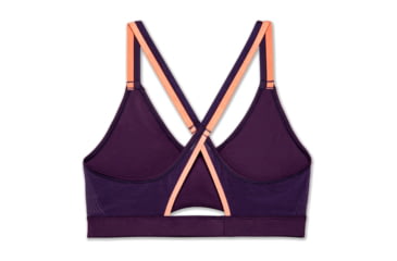 Image of Brooks Moving Comfort FastForward Free Bra - Womens, Berry/Rose Gold, S, 300636543.025