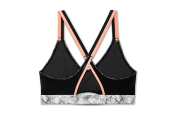 Image of Brooks Moving Comfort FastForward Free Bra - Womens, Black Marble/Rose Gold, S, 300636089.025