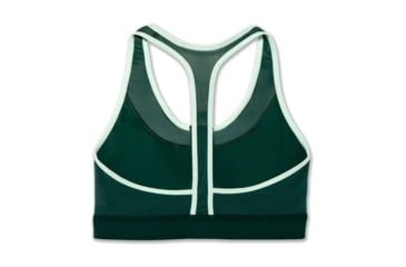 Image of Brooks Moving Comfort FastForward Zip Bra - Womens, Forest/Mint, L, 300637325.035