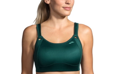 Image of Brooks Moving Comfort Fiona Bra - Womens, Forest, 32-B, 350064300.0321B