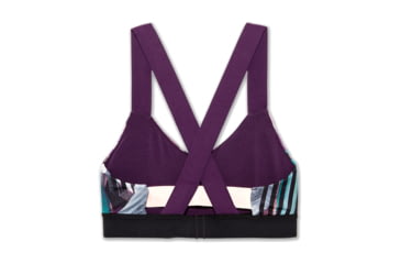 Image of Brooks Moving Comfort Hot Shot Bra - Womens, Berry Canyon/Black/Berry, XL, 300638578.04