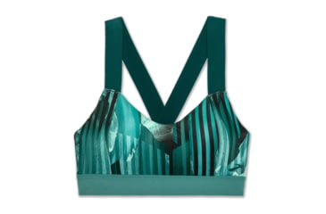 Image of Brooks Moving Comfort Hot Shot Bra - Womens, Teal Canyon/Teal/Forest, S, 300638380.025