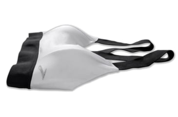 Image of Brooks Moving Comfort Hot Shot Bra - Womens, White/Asphalt/Black, M, 300638174.03