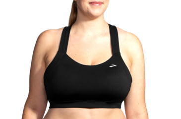 Image of Brooks Moving Comfort UpLift Crossback Bra - Womens, Black, L, 300616001.035