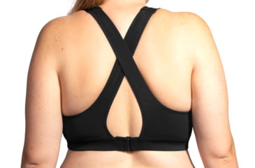 Image of Brooks Moving Comfort UpLift Crossback Bra - Womens, Black, L, 300616001.035