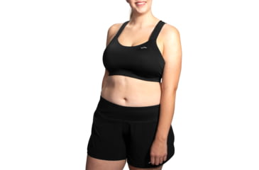 Image of Brooks Moving Comfort UpLift Crossback Bra - Womens, Black, L, 300616001.035