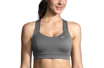 Image of Brooks Moving Comfort UpLift Crossback Bra - Womens, Heather Asphalt, XXL, 300616020.045