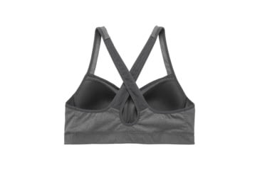 Image of Brooks Moving Comfort UpRise Crossback Bra - Womens, Heather Asphalt, M, 300614020.03