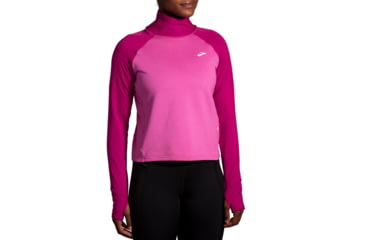 Image of Brooks Notch Thermal Long Sleeve 2.0 - Womens, Htr Frosted Mauve/Mauve, Large, 221567636.04