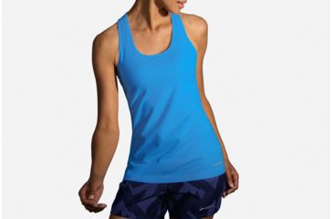 Image of Brooks Pick-Up Running Tank - Womens, Sky, Extra Small, 220981446.020
