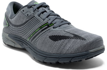 Image of Brooks Pure Cadence 6 Road Running Shoe - Men's -Castle Rock/Blk/Green-Medium-8