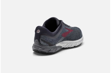 Image of Brooks PureCadence 7 Mens Road Running Shoes, Ebony/Dark Red/Black, 8.5 US, Medium, 1102741D012.085