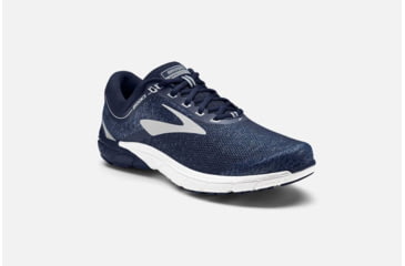 Image of Brooks PureCadence 7 Mens Road Running Shoes, Peacoat/Silver/White, 12.5 US, Medium, 1102741D483.125
