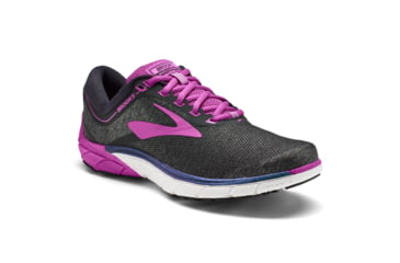 Image of Brooks PureCadence 7 Women's Road Running Shoe, Black/Purple/Multi, 120261 023