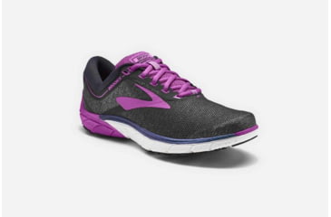 Image of Brooks PureCadence 7 Womens Road Running Shoes, Black/Purple/Multi, 11.5 US, Medium, 1202611B023.115