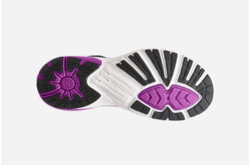 Image of Brooks PureCadence 7 Womens Road Running Shoes, Black/Purple/Multi, 11.5 US, Medium, 1202611B023.115