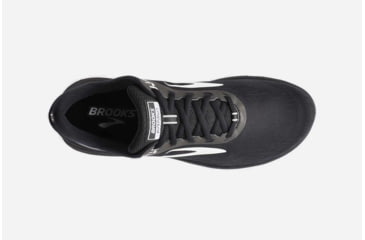 Image of Brooks PureFlow 7 Mens Road Running Shoes, Black/White, 9.5 US, Medium, 1102751D048.095