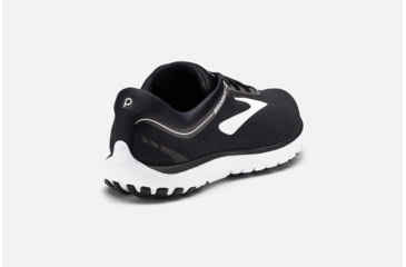 Image of Brooks PureFlow 7 Mens Road Running Shoes, Black/White, 9.5 US, Medium, 1102751D048.095