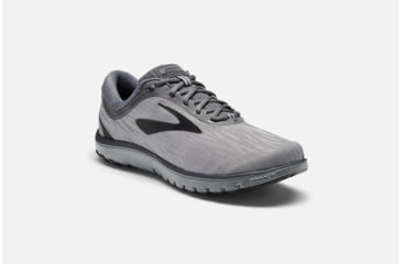 Image of Brooks PureFlow 7 Mens Road Running Shoes, Grey/Grey/Black, 14 US, Medium, 1102751D056.140