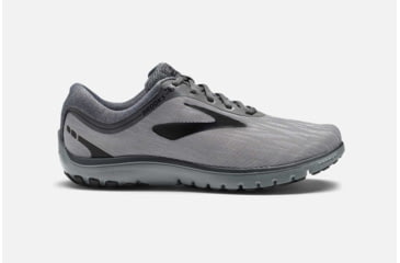 Image of Brooks PureFlow 7 Mens Road Running Shoes, Grey/Grey/Black, 14 US, Medium, 1102751D056.140
