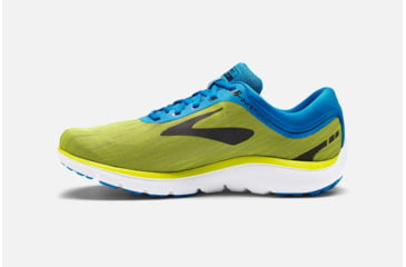 Image of Brooks PureFlow 7 Mens Road Running Shoes, Nightlife/Blue/Black, 7 US, Medium, 1102751D761.070
