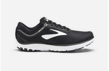Image of Brooks PureFlow 7 Womens Road Running Shoes, Black/White, 5.5 US, Medium, 1202621B048.055