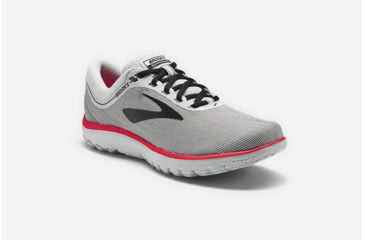 Image of Brooks PureFlow 7 Womens Road Running Shoes, Grey/Black/Pink, 7.5 US, Medium, 1202621B078.075