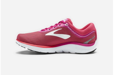 Image of Brooks PureFlow 7 Womens Road Running Shoes, Pink/Pink/White, 5 US, Medium, 1202621B684.050