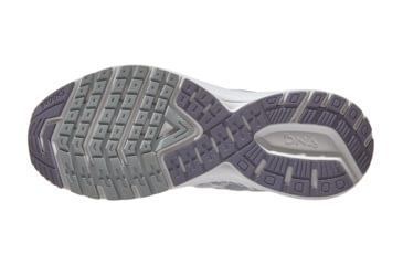 Image of Brooks Ravenna 10 - Womens, White/Grey/Pale Peach, Medium, 8.0, 1202861B110.080