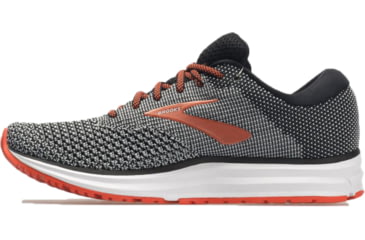 Image of Brooks Revel 2 Road Running Shoes - Mens, Black/Light Grey/Orange, Medium, 11, 1102921D091.110
