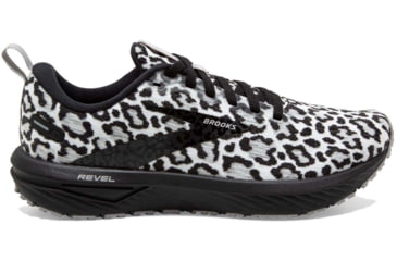 Image of Brooks Revel 6 Running Shoes - Womens, Medium, Black/Alloy/White, 6.5, 1203861B058.065