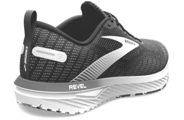Image of Brooks Revel 6 Running Shoes - Womens, Medium, Black/Blackened Pearl/White, 9.0, 1203861B012.090