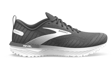 Image of Brooks Revel 6 Running Shoes - Womens, Medium, Black/Blackened Pearl/White, 9.0, 1203861B012.090