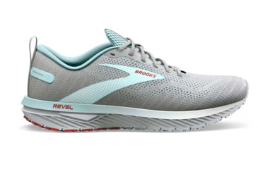 Image of Brooks Revel 6 Running Shoes - Womens, Medium, Oyster Mushroom/Alloy/Blue, 7.5, 1203861B459.075