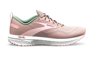 Image of Brooks Revel 6 Running Shoes - Womens, Medium, Peach Whip/Pink, 10.5, 1203861B662.105